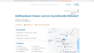
                            8. Raiffeisenbank Chamer Land eG Geschäftsstelle …