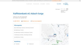 
                            4. Raiffeisenbank eG Asbach-Sorga,Kathuser Str. 28 ...