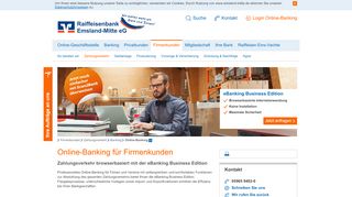 
                            1. Raiffeisenbank Emsland-Mitte eG Online-Banking