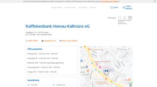 
                            4. Raiffeisenbank Hemau-Kallmünz eG,Stadtplatz 15-17 ...