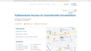 
                            4. Raiffeisenbank Hirschau eG Geschäftsstelle Schnaittenbach ...