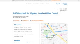 
                            4. Raiffeisenbank im Allgäuer Land eG Filiale Durach ...