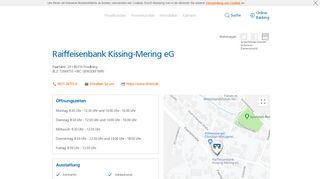 
                            6. Raiffeisenbank Kissing-Mering eG,Paartalstr. 24 ...