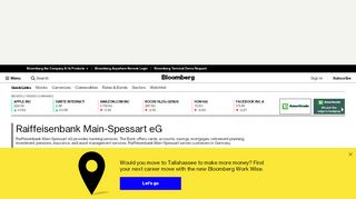 
                            6. Raiffeisenbank Main-Spessart eG - Company Profile and News