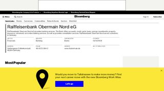 
                            7. Raiffeisenbank Obermain Nord eG - bloomberg.com