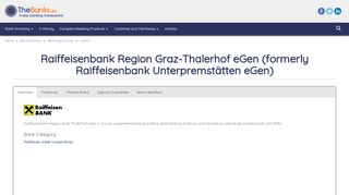 
                            8. Raiffeisenbank Region Graz-Thalerhof eGen …