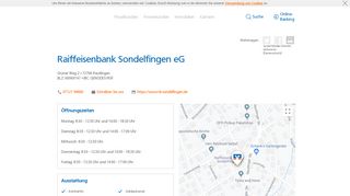 
                            4. Raiffeisenbank Sondelfingen eG,Grüner Weg 2 - Volksbank ...
