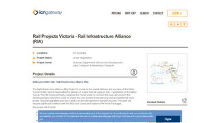 
                            6. Rail Projects Victoria - Rail Infrastructure Alliance (RIA) - ICN Gateway