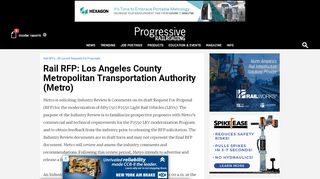 
                            9. Rail RFP: Los Angeles County Metropolitan Transportation Authority ...