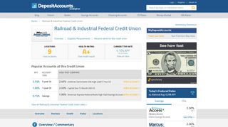 
                            6. Railroad & Industrial Federal Credit Union Reviews and Rates