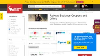 
                            8. Railway Bookings Coupons, Offers & Promotion Codes ...