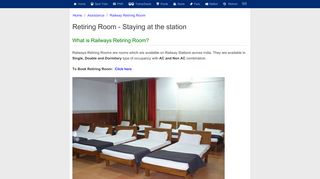 
                            6. Railway Retiring Room - Indian Railways