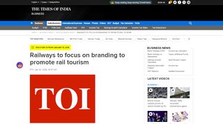 
                            9. Railways to focus on branding to promote rail tourism ...