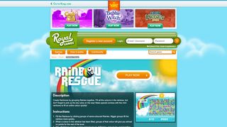 
                            8. Rainbow Rescue - Puzzle games at Royalgames.com!