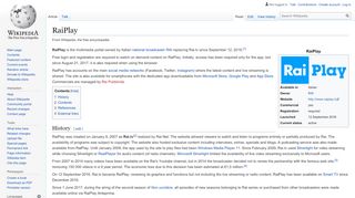 
                            1. RaiPlay - Wikipedia