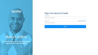 
                            1. Raison D'être - Acima Credit