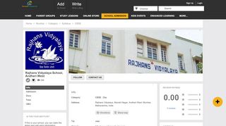 
                            6. Rajhans Vidyalaya School, Andheri West - CBSE - Mumbai ...