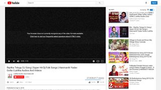 
                            4. Rajitha Telugu DJ Song | Super Hit Dj Folk Songs | Hanmanth Yadav ...