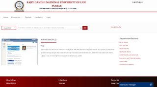 
                            7. Rajiv Gandhi National University Of Law - rgnul.remotexs.in