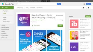 
                            10. Rakuten Ebates - Cash Back Shopping & Coupons - Apps on ...