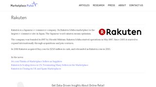 
                            5. Rakuten - Marketplace Pulse