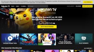 
                            3. Rakuten TV - Dein Kino zu Hause