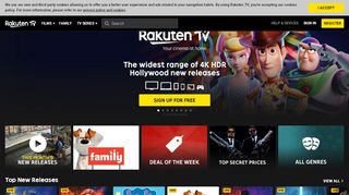 
                            8. Rakuten TV - Your cinema at home