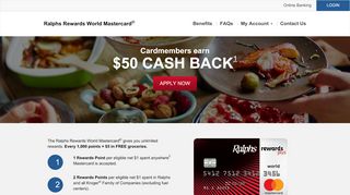 
                            2. Ralphs Rewards World Mastercard® | Rewards Credit Card