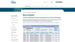 
                            2. RALS eQuiz - RALS.com