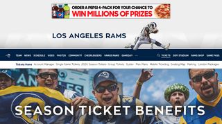 
                            4. Rams Season Ticket Member Benefits | Los Angeles Rams ...