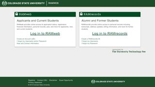 
                            2. RAMweb | Colorado State University