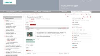 
                            1. Random function in STEP 7 - Entries - Forum - …