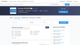 
                            9. Randstad Mumbai Reviews by Employees - ambitionbox.com