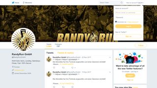 
                            4. RandyRun GmbH (@RandyRunGmbH) | Twitter