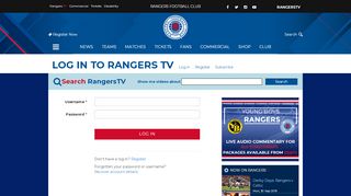 
                            1. Rangers Football Club, Official Website