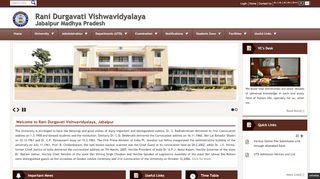 
                            10. Rani Durgavati Vishwavidyalaya, Jabalpur M.P.