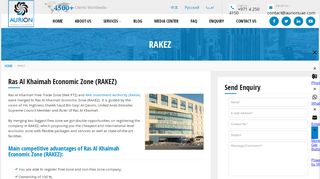 
                            9. Ras Al Khaimah Economic Zone (RAKEZ) - Aurion Business Consultants