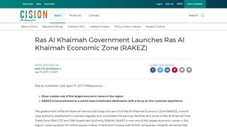 
                            4. Ras Al Khaimah Government Launches Ras Al ... - PR Newswire