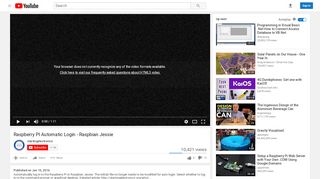 
                            6. Raspberry PI Automatic Login - Raspbian Jessie - YouTube