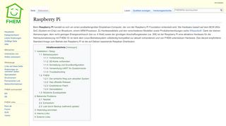 
                            7. Raspberry Pi – FHEMWiki - wiki.fhem.de