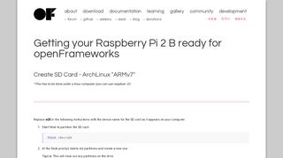 
                            5. raspberry pi | openFrameworks