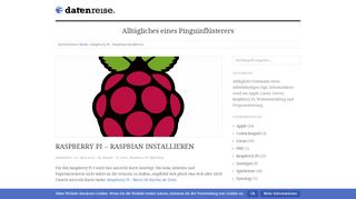 
                            5. Raspberry Pi – Raspbian installieren › Datenreise