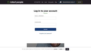 
                            9. Rated People Login – Manage Your Account Online