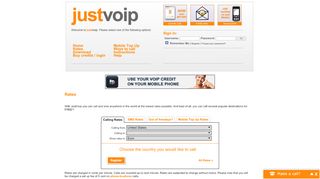 
                            11. Rates - JustVoip