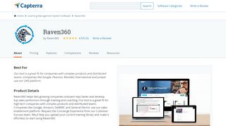 
                            9. Raven360 Reviews and Pricing - 2019 - Capterra