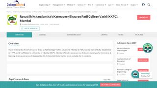 
                            3. Rayat Shikshan Santha's Karmaveer Bhaurao Patil College ...