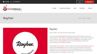 
                            7. Rayher Schweiz: MeinEinkauf.ch