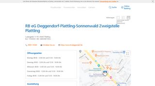 
                            4. RB eG Deggendorf-Plattling-Sonnenwald Zweigstelle Plattling ...