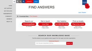 
                            2. RBL - Find Answers - The Royal British Legion