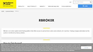 
                            2. RBroker: Raiffeisenbank